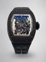 UMI Richard Mille RM 055 Bubba Watson Black Ceramic White Flange Super Clone Watch image 1