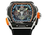Super Clone Richard Mille RM 65-01 McLaren W1 Carbon TPT Automatic Chronograph Watch image 4