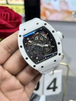 Richard Mille RM055 BBR White Ceramic Skeleton Swiss Super Clone Sports Watch, Super Clone image 7
