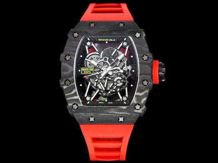 Swiss Richard Mille RM 35-02 Super Clone Watch – Premium Carbon Fiber Case, Skeleton Dial & Bold Red Strap image 2