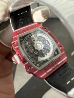 Richard Mille RM 67-02 Super Clone Ultra Thin Skeleton Dial Quartz TPT Red White Case image 8
