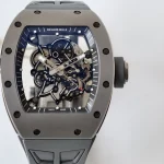 UMI Richard Mille RM 055 Bubba Watson All Grey Super Clone Skeleton Dial Ceramic Case RMUL2 Movement image 5