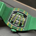 Richard Mille RM 59-01 Tourbillon Super Clone Skeleton Super Clone Watch Green Carbon Yohan Blake image 8
