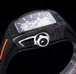 Super Clone Richard Mille RM 40-01 McLaren Speedtail Carbon Case Rubber Strap Tourbillon Movement Watch image 8