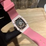 Richard Mille RM 07-01 Ladies Swiss Super Clone Watch – Pink Ceramic Skeleton Diamond Dial image 9