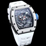Richard Mille RM30-01 Titanium Automatic Skeleton Watch 40x50x16mm Super Clone Watch image 7