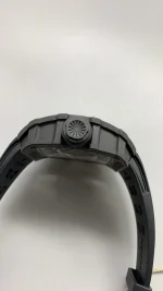 UMI Richard Mille Super Clone RM 35-02 Rafael Nadal Carbon TPT Black Strap RMAL1 Automatic Movement image 7