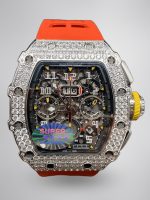 Super Clone Richard Mille RM 11-03 Men’s Watch with Diamond Bezel And Skeleton Dial Design image 1
