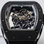 UMI Richard Mille RM055 Bubba Watson Super Clone RMUL2 Skeleton Dial Black Ceramic Titanium Luxury Watch image 6