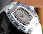 Super Clone Richard Mille RM 07-02 Super Clone Diamond Pavé Dial Sapphire Crystal Case Women's Watch image 5