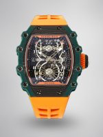 Richard Mille RM 21-02 Tourbillon Aerodyne Super Clone – Green Quartz TPT Carbon Skeleton Dial Super Clone image 1