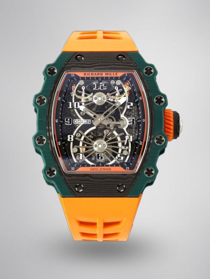 Richard Mille RM 21-02 Tourbillon Aerodyne Super Clone – Green Quartz TPT Carbon Skeleton Dial Super Clone image 1