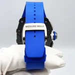 Richard Mille RM 11-04 Super Clone Skeleton Dial Blue Rubber Strap Luxury Sports Watch image 6