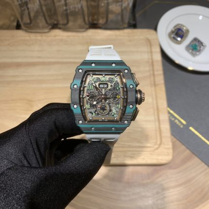 Richard Mille RM 11-03 Ultimate Edition Turquoise Quartz TPT Carbon Super Clone Flyback Chrono Super Clone 50x40mm image 2