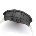 Top Swiss Super Clone Richard Mille RM35-01 – Carbon Fiber Case & White Rubber Strap image 7