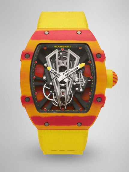 Super Clone Richard Mille RM27-03 Rafael Nadal Tourbillon Swiss Movement Carbon Fiber Watch image 1