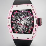 Richard Mille RM 38 02 Bubba Watson Super Clone Swiss Tourbillon 43mm White Pink Quartz TPT Skeleton Dial image 1
