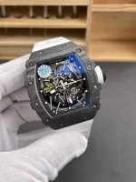 Richard Mille RM 35-02 Rafael Nadal Carbon Fiber Red Bezel V7 Super Clone Watch image 3