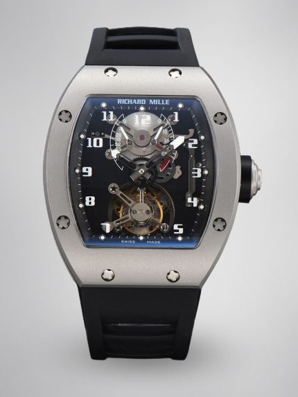 Super Clone Richard Mille RM001 Super Clone Tourbillon – Best Titanium Skeleton Watch image 1