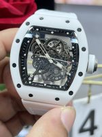 Richard Mille RM055 BBR White Ceramic Skeleton Swiss Super Clone Sports Watch, Super Clone image 2