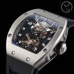 Super Clone Richard Mille RM001 Super Clone Tourbillon – Best Titanium Skeleton Watch image 7
