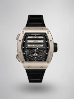 Richard Mille RM 069 Super Clone Funny Dial Skeleton Tourbillon Black Rubber Strap Luxury Men's Watch image 1