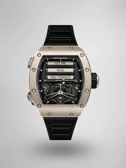 Richard Mille RM 069 Super Clone Funny Dial Skeleton Tourbillon Black Rubber Strap Luxury Men's Watch image 1