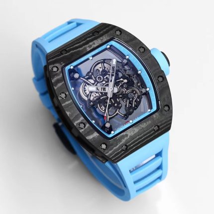 Super Clone Richard Mille RM 055 Carbon Fiber Men's Watch: Masterpiece of Innovation, Craftsmanship, and Modern Elegance image 2