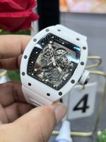 Richard Mille RM055 BBR White Ceramic Skeleton Swiss Super Clone Sports Watch, Super Clone image 5
