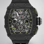 Super Clone RM11-03 Black Magic Richard Mille NTPT Carbon Fiber Full Skeleton 7750 image 1