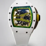 UMI Super Clone Richard Mille RM 61-01 Yohan Blake White Ceramic RMUL2 Movement image 1