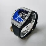 UMI RM 61-01 Yohan Blake Skeleton Dial White Forged Carbon Sports Super Clone Watch image 3