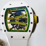 UMI Super Clone Richard Mille RM 61-01 Yohan Blake White Ceramic RMUL2 Movement image 4