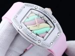 Swiss Super Clone Richard Mille RM 07-01 Bonbon Collection Pink Marshmallow – Diamond Ceramic Case, Ladies Luxury Watch image 5