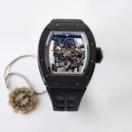 UMI Richard Mille RM055 Bubba Watson Super Clone RMUL2 Skeleton Dial Black Ceramic Titanium Luxury Watch image 2