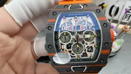 Richard Mille RM 11-03 Black Orange NTPT Carbon Fiber Automatic Super Clone Watch image 2