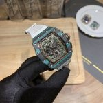 Richard Mille RM 11-03 Ultimate Edition Turquoise Quartz TPT Carbon Super Clone Flyback Chrono Super Clone 50x40mm image 6