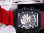 Swiss Richard Mille RM 35-02 Super Clone Watch – Premium Carbon Fiber Case, Skeleton Dial & Bold Red Strap image 5