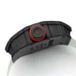 Top Swiss Super Clone Richard Mille RM35-01 – Carbon Fiber Case & White Rubber Strap image 8