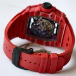 UMI RM 35-02 Rafael Nadal Red Quartz TPT Case Red Rubber Strap Super Clone Watch image 10