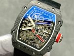 Best Richard Mille RM67-02 V4 47mm Super Clone Watch with Skeleton Dial - Quality image 4