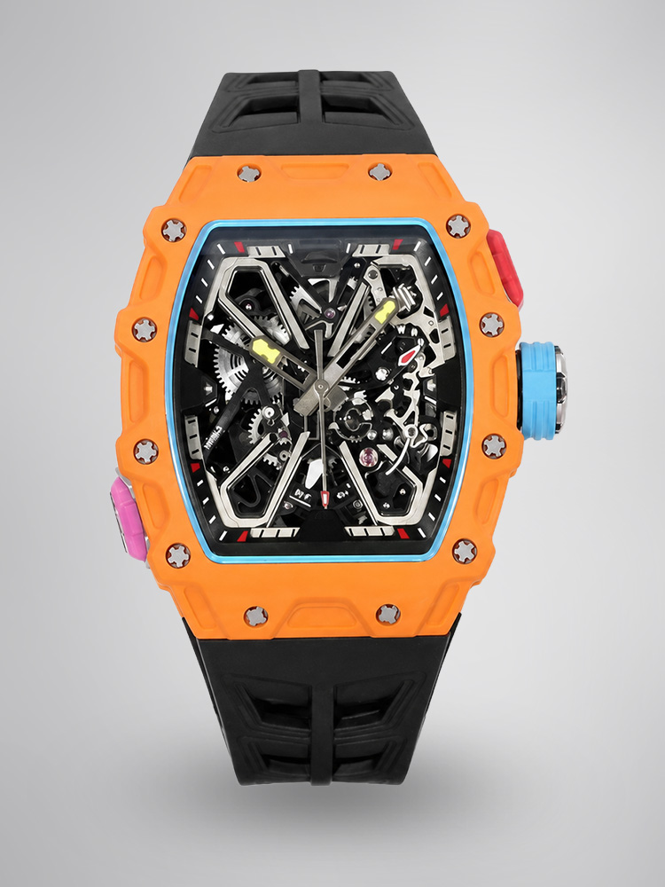 Super Clone Richard Mille RM 35-03 Orange NTPT Carbon Fiber Super Clone Watch - New Arrivals image 1 Super Clone Richard Mille RM 35-03 Orange NTPT Carbon Fiber Super Clone Watch - New Arrivals image 1