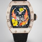 Super Clone Richard Mille RM S10 Koi Tourbillon Watch - Rose Gold & Diamond image 1