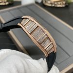 Swiss Richard Mille RM 51-01 Super Clone Tiger And Dragon Michelle Yeoh Watch with Diamond Bezel And Black Rubber Strap image 7