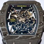 UMI Super Clone Richard Mille RM 35-02 “Free Sprung” Rafael Nadal NTPT Carbon Automatic Watch image 10