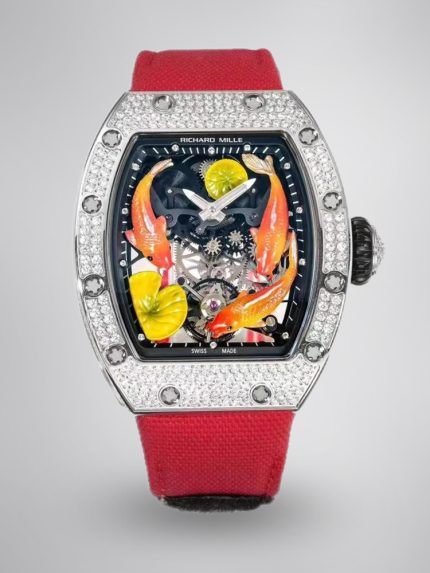 Richard Mille RM S10 Koi Tourbillon Super Clone – Swiss Movement, Diamond-Set Case, and Quality for the Ultimate Luxury Experience image 1
