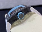 Super Clone Richard Mille RM055 NTPT Carbon Fiber Light Blue Skeleton Dial Super Clone Watch image 7