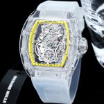 Best Swiss Super Clone Richard Mille RM56-01 Transparent Glass Case Watch – Skeleton Dial image 3