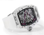 Super Clone RM 38-02 Crystal Pink Skeleton Tourbillon Swiss Movement Quality image 7