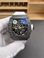 Richard Mille RM 35-02 Rafael Nadal Carbon Fiber Red Bezel V7 Super Clone Watch image 2